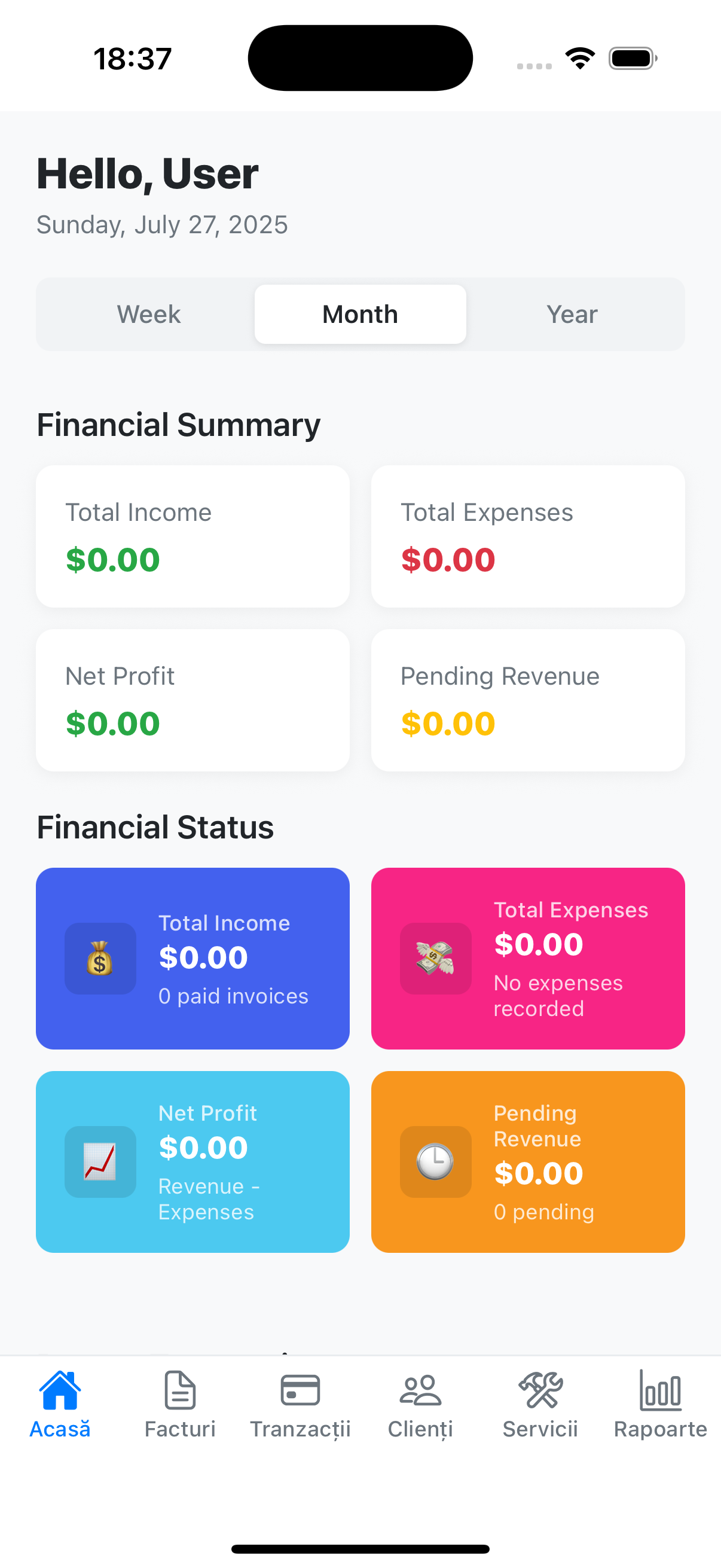 Facturio Mobile App