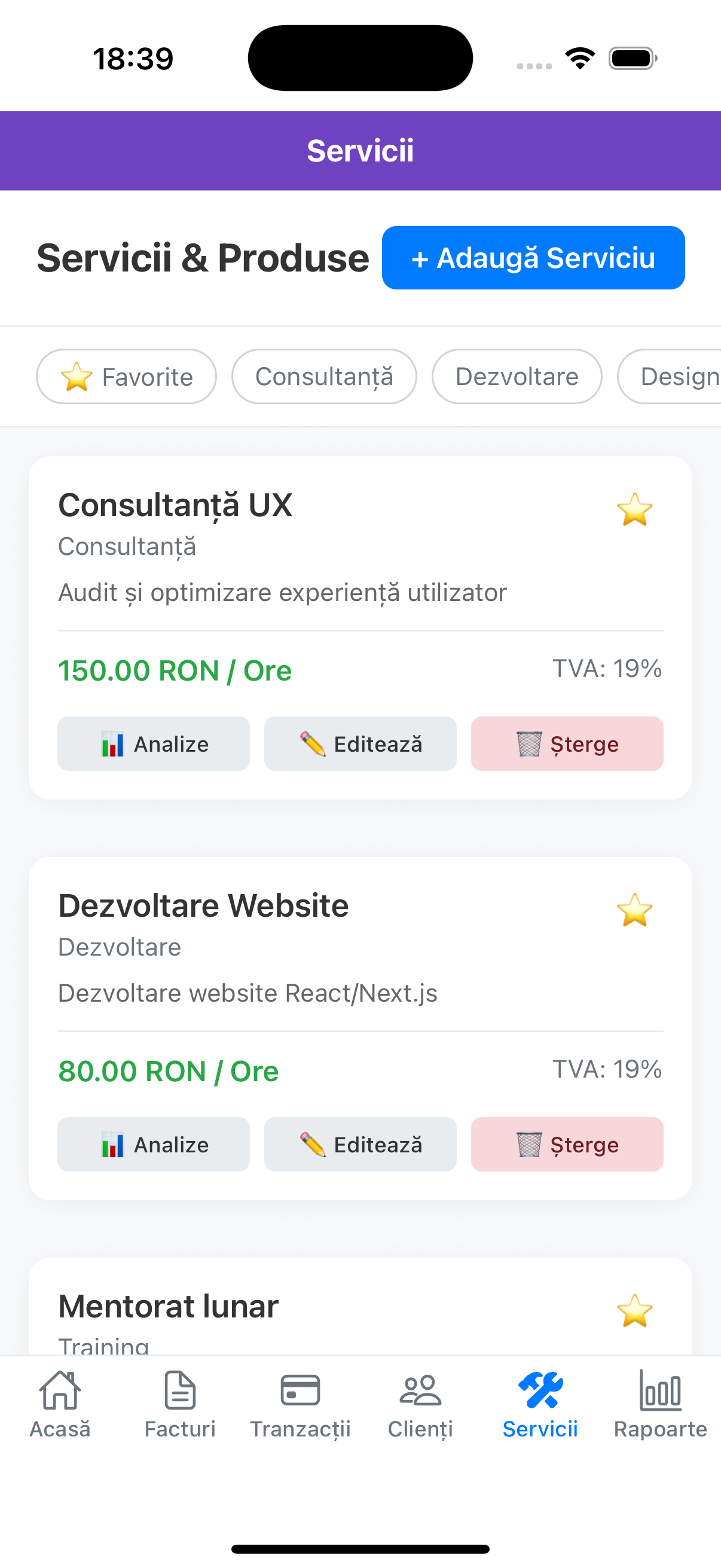 Management clienți